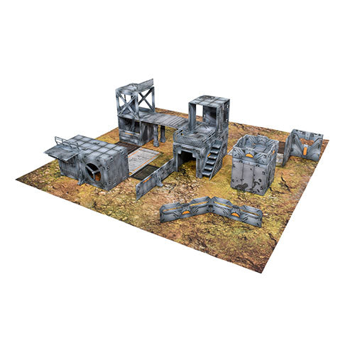 Halo Flashpoint Deluxe Buildable 3d Terrain set