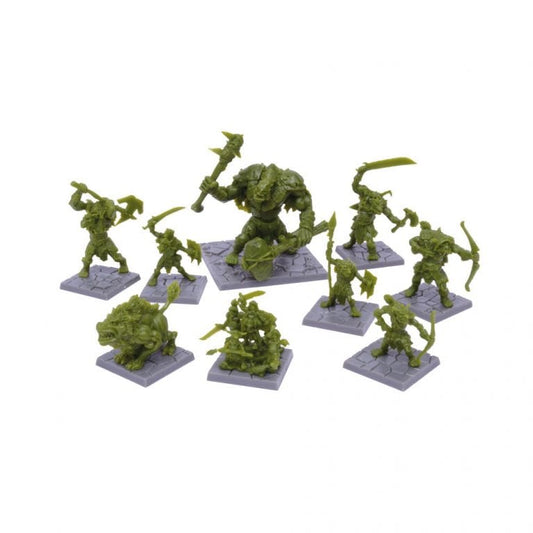 Dungeon Saga: Green Rage Miniatures Set